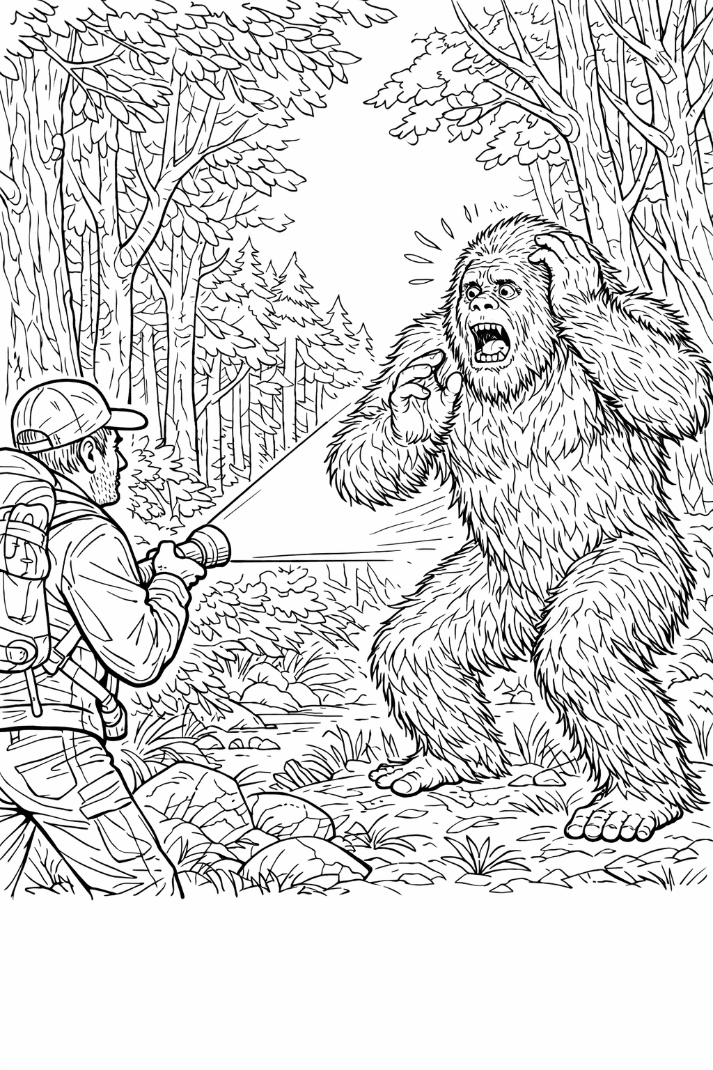 Hard difficulty coloring page